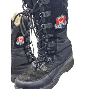 Pajar Boots Womens 7 Winter Hiking Waterproof Snow Cold Weather Canada Gorpcore